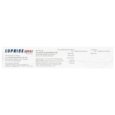Lupride 22.5mg Injection(Depot) 1's - Cancer Oncology-Hor