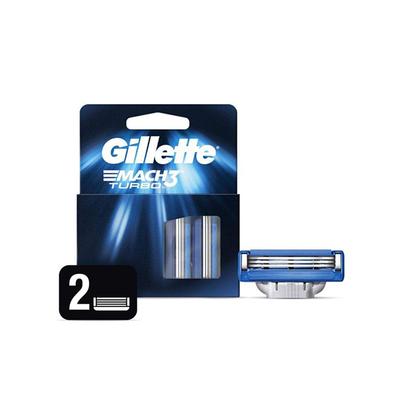 Gillette Mach 3 Turbo Cartridge - 2's - Razors & Cartridges