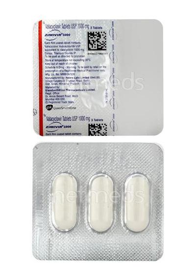 Zimivir 1000mg Tablet 3'S - Viral infections-Ant