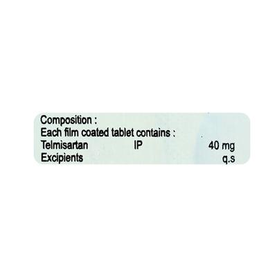 MYTEL 40mg Tablet 10's - Hypertension-Ang