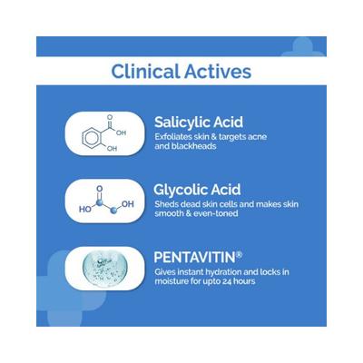 The Derma Co. 1 Percent Salicylic Acid Daily Exfoliating Body Wash for Rough & Bumpy Skin 250ml - Shower Gels & Body Wash