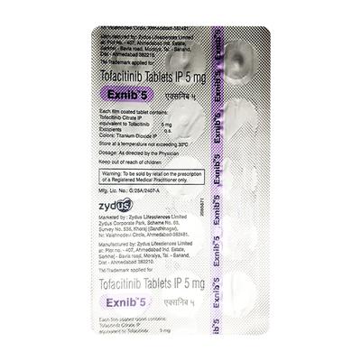 EXNIB 5 Tablet 15's - Rheumatoid Arthritis-Dis
