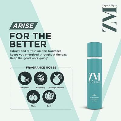 Zayn & Myza Arise No Alcohol Body Spray For Men 150 ml - Men Deodorants/Roll-Ons