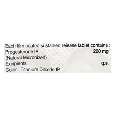 Naturogest SR 200mg Tablet 10'S - Hormonal Therapy-Oes