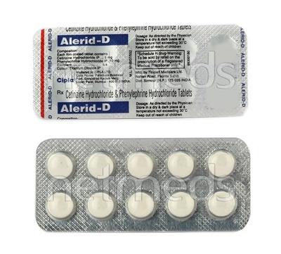 Alerid D Tablet 10'S - Allergies-Ant