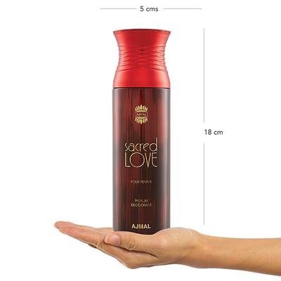 Ajmal Sacred Love Sacred Love Sacrifice II Deodorant Spray (Pack of 3) 200 ml - Perfumes (Edt/Edp)