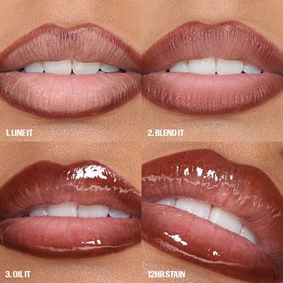 HUDA BEAUTY Lip Contour Stain Baby Pink 1 ml - Lip Stains & Tints