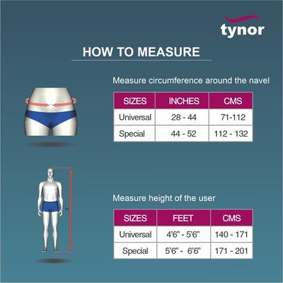 Tynor Cure Taylor's Brace Long (Regular 71cm-1.02m) (A 13) - Abdomen/Neck/Arm/Elbow Supports