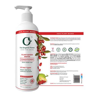 Organic Forest 10,000 Mcg Hair Growth Biotin Conditioner 200 ml - Conditioners
