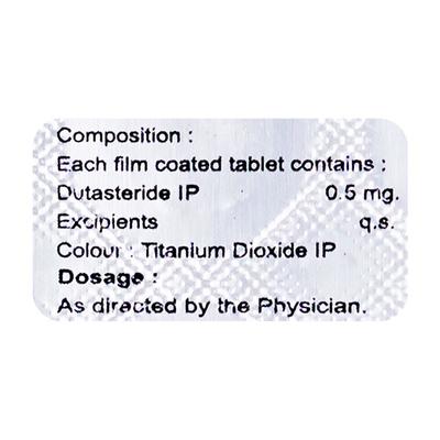 DUTANOL 0.5 Tablet 10's - Bladder And Prostate Disorders-Dru