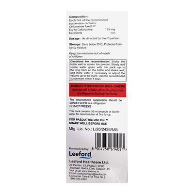 CEFAPRIME ORANGE & PEPPERMINT FLAVOUR Suspension 30ml - Bacterial Infections-Cep