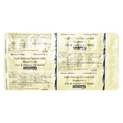 Calcimax Forte+ Tablet 30's - Supplements-Vam