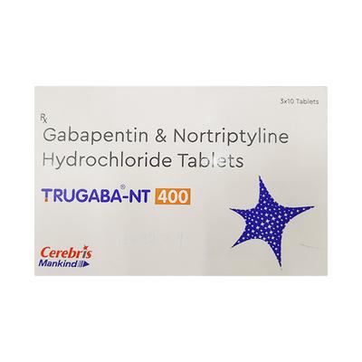 TRUGABA NT 400 Tablet 10's - Neuropathic Pain-Dru