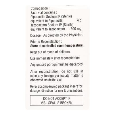 Tazotum 4.5gm Injection 1's - Bacterial Infections-Pen