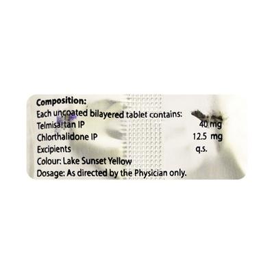 Telmiget Ct 40Mg Tablet 10's - Hypertension-Ang