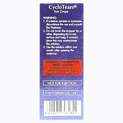 Cyclotears 0.05% Eye Drops 3ml - Auto Immune Disease-Imm