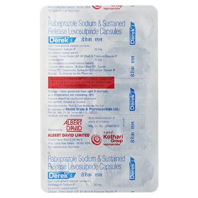 Derek L Capsule 10'S - Ulcerative Colitis/Bowel Inflammatory Disease-GIT