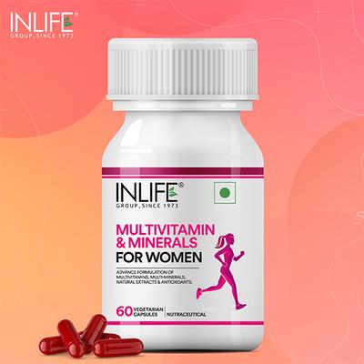 Inlife Multivitamin & Minerals Capsule - Women 60's - Women Health