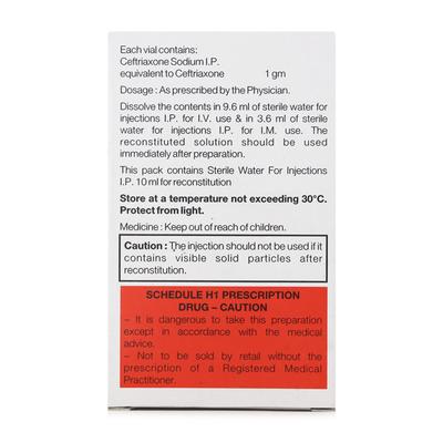 Finecef 1gm Injection 1's - Bacterial Infections-Cep