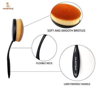 Majestique Premium Box Set Of Oval Makeup Brushes 155gm 10's - Face Brush