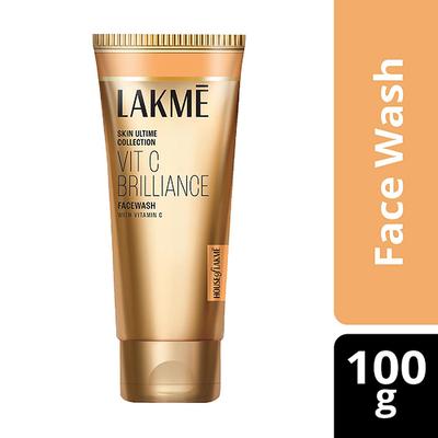 Lakme Vitamin C Brilliance Facewash with Vitamin C 100 gm - Highlighters & Illuminators
