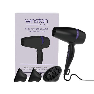 Winston Turbo Hair Dryer for Women and Men with Diffuser and with 3 Heat, 2 Speed and Cool Mode Setting - 2200 Watts 1's - Hair Dryers