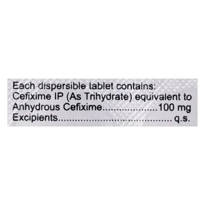Taxim O DT 100mg Tablet 10'S - Bacterial Infections-Cep