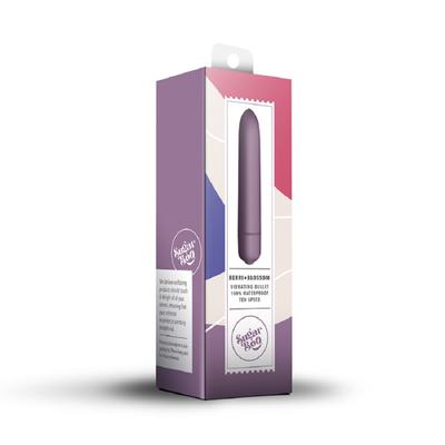 Gizmoswala SugarBoo Vibrating Bullet Massager - Berri Blossom (Purple) 1's - Massagers And Vibrators