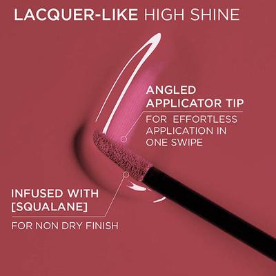 Loreal Paris Infallible Laque Resistance Lacquer-Like Shine, 16H Longwear, 635 Worth It Medium 4 ml - Liquid Lipsticks