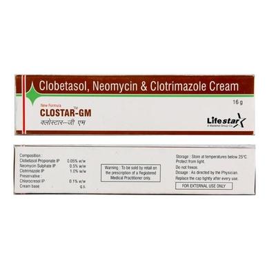 Clostar GM Cream 16Gm - Skin Infections-Toc