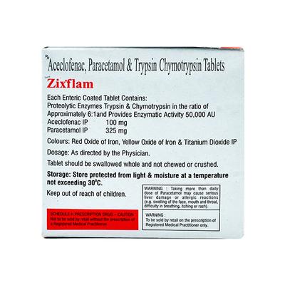 ZIXFLAM NEW Tablet 10's - Pain relief-Nsa