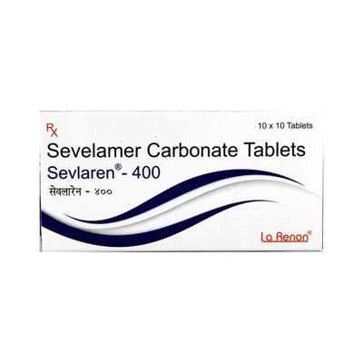 Sevlaren 400mg Tablet 10'S - Poisoning/Overdose-Ant