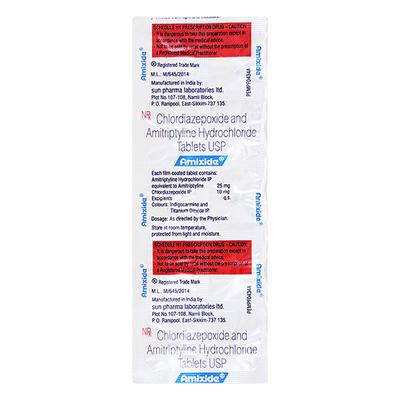 Amixide 10mg Tablet 10'S - Depression-Ant