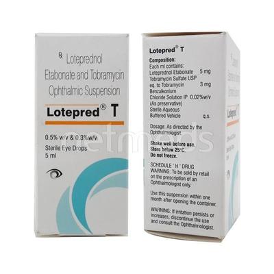 Lotepred T Eye Drops 5ml - Eye Infections-Eaa