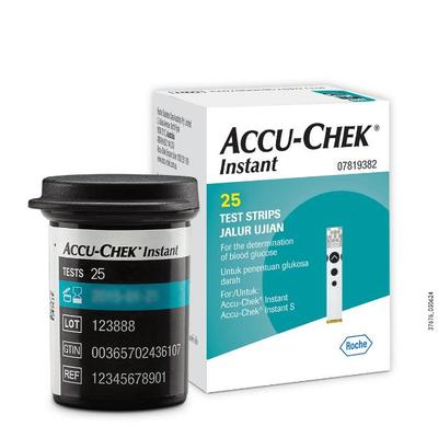 Accu-Chek Instant Blood Glucose Test Strips 25's - Blood Glucose Monitors/Test Strips