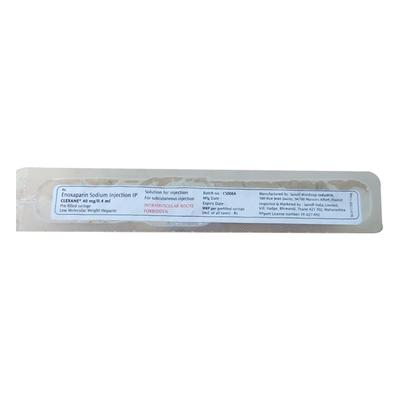 Clexane 40mg Injection(Pfs) 0.4ml - Blood Clot-Ant