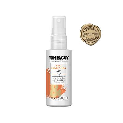 Toni&GuyHeat Protection Mist Hair Spray, Protects Against Heat Styling Up To 230 Degrees 75 ml - Hair Sprays & Mists