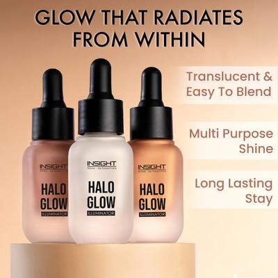Insight Cosmetics Halo Glow Illuminator - Celestial Rosegold 20 ml - Highlighters & Illuminators