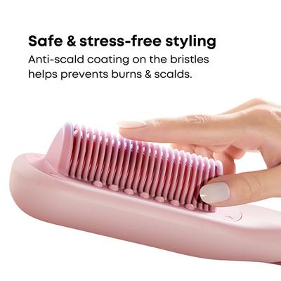 Alan Truman Steam Styler Hair Straightener Brush 1's - Straighteners