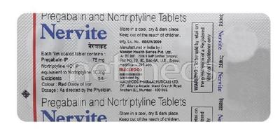 Nervite Tablet 10'S - Neuropathic Pain-Dru