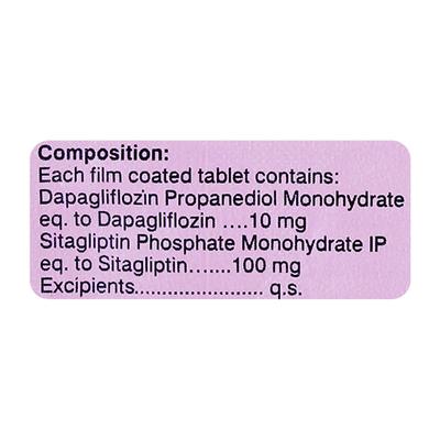 LUPISIT D 100/10 Tablet 10's - Diabetes-Ant