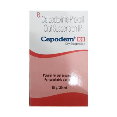 CEPODEM 100 Dry Suspension 30ml - Bacterial Infections-Cep