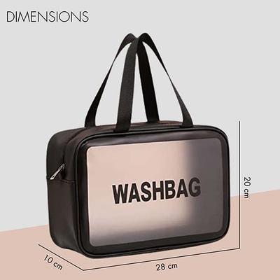 Allure Washable Cosmetic Large Bag Color Black 1's - Makeup Bags & Cases