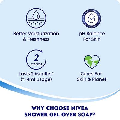NIVEA Lemon & Oil Shower Gel 500 ml - Shower Gels & Body Wash