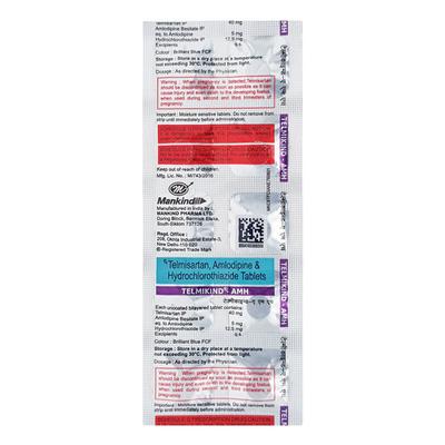 Telmikind Amh Tablet 10'S - Hypertension-Ang