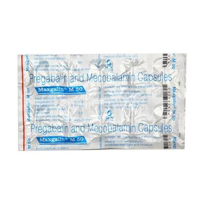 Maxgalin M 50mg Capsule 10'S - Neuropathic Pain-Dru