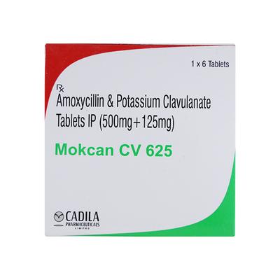 Mokcan CV 625mg Tablet 6'S - Bacterial Infections-Pen