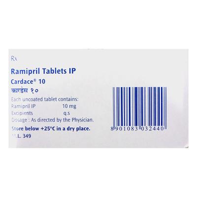 Cardace 10mg Tablet 15'S - Hypertension-ACE