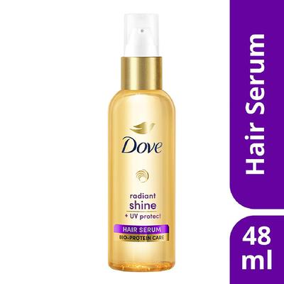 Dove Radiant Shine + UV Protect Hair Serum for Dry & Frizzy Hair 48 ml - Hair Serums