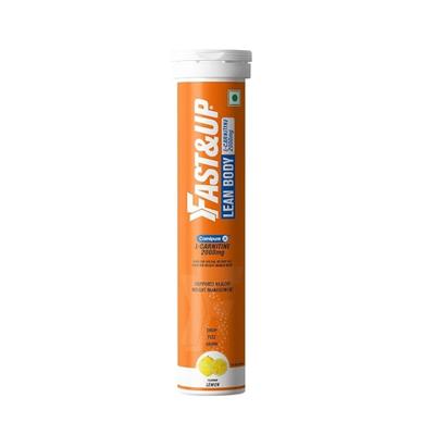 Fast&Up Lean Body L-Carnitine Tartrate 2000 mg Effervescent Tablet - Lemon Flavour 20's - Weight Loss